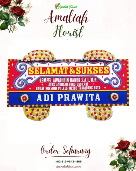 Papan Bunga Ucapan Selamat Jawa Kanan Ss